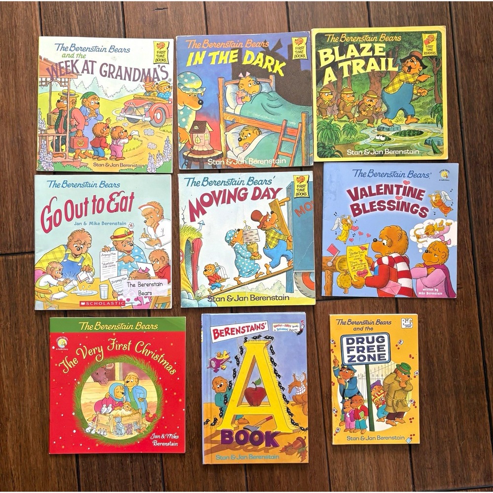 Berenstain Bears Paperback Book Lot of 9